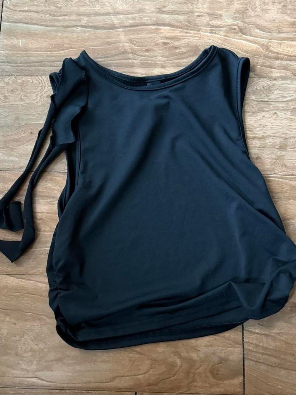 Classic Black Sleeveless Women's Top